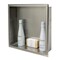 Alfi Brand 16 x 16 Brushed SS Square Sgl Shelf Bath Shower Niche ABN1616-BSS - alternate 1